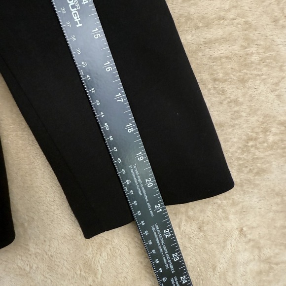 Nine West Womens Blazer Size 12 Black Fitted Career Jacket Business Chic Office - Picture 9 of 12